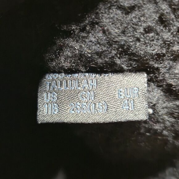 Coach New York Tallulah Womens Size 11B Black Suede Faux Shearling Lined Boots - Picture 7 of 11